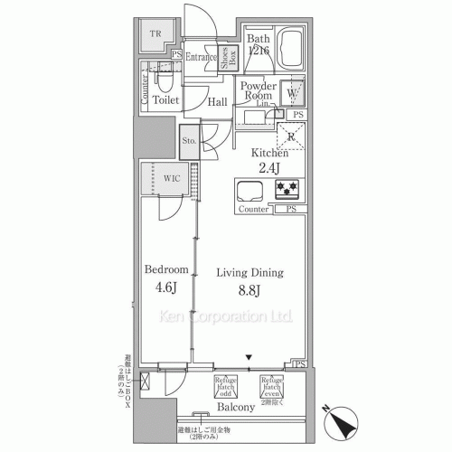 Property Blueprint /rent/tokyoapartment/search/results/191939/2019040434.html