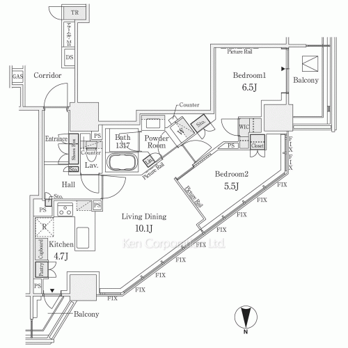 Property Blueprint /rent/tokyoapartment/search/results/192707/2019100582.html