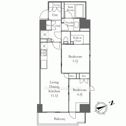 Property Blueprint /rent/tokyoapartment/search/results/194853/2020010025.html
