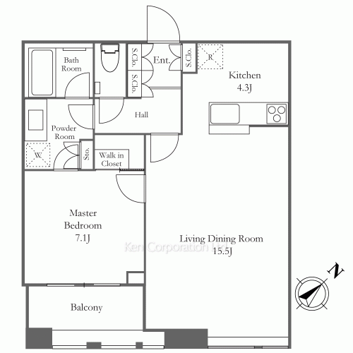 D Marks Nishi-shinjuku Tower Floor Plan