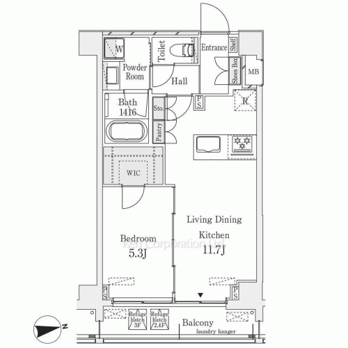 Property Blueprint /rent/tokyoapartment/search/results/195442/2020030459.html