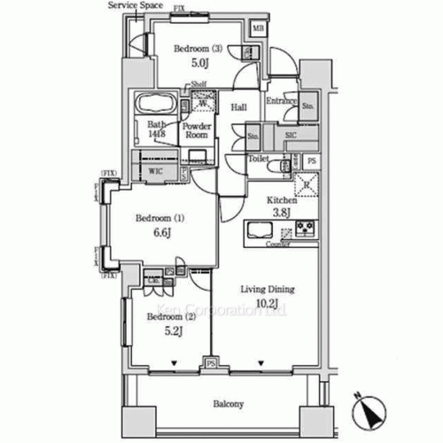 Property Blueprint /rent/yokohamaapartment/search/results/196085/2020060160.html