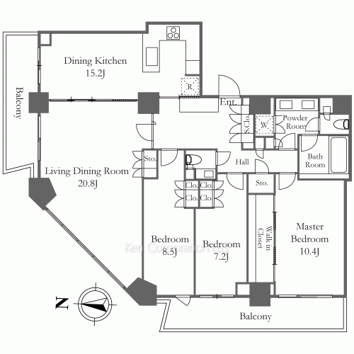 Property Blueprint /rent/tokyoapartment/search/results/196928/2020080438.html