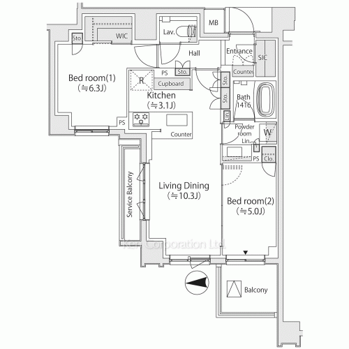 Property Blueprint /rent/tokyoapartment/search/results/198590/2021020852.html