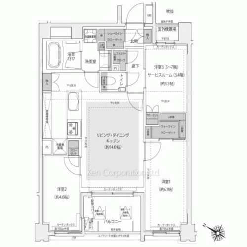 Property Blueprint /rent/yokohamaapartment/search/results/198655/2021021083.html