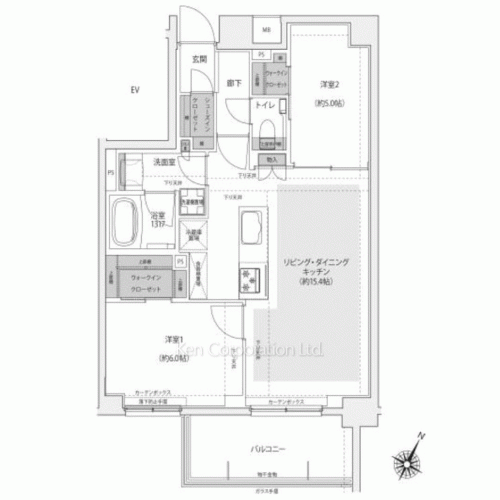 Property Blueprint /rent/yokohamaapartment/search/results/198655/2021021091.html