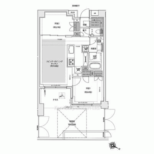 Property Blueprint /rent/yokohamaapartment/search/results/198655/2021021094.html