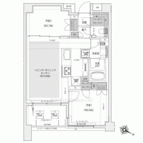 Property Blueprint /rent/yokohamaapartment/search/results/198655/2021040535.html