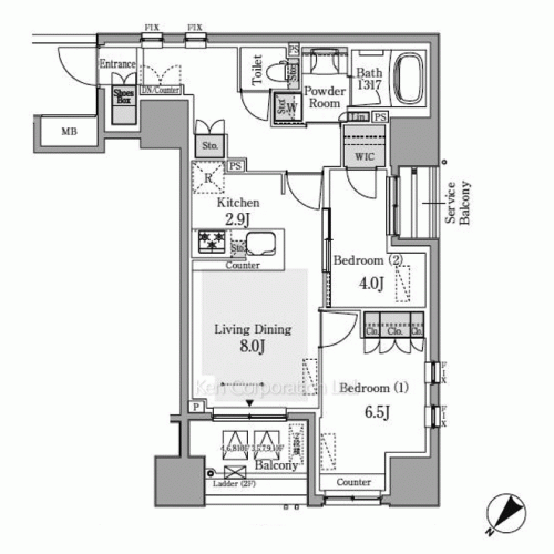 Property Blueprint /rent/yokohamaapartment/search/results/200860/2021100488.html