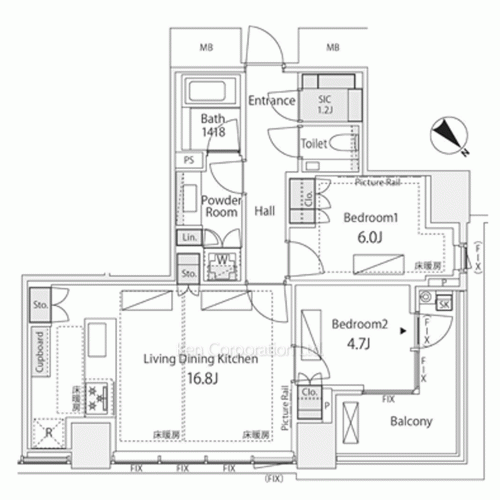 Property Blueprint /rent/tokyoapartment/search/results/201498/2022020692.html