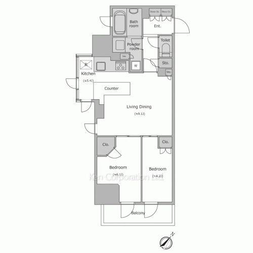 Property Blueprint /rent/tokyoapartment/search/results/202525/2022060020.html