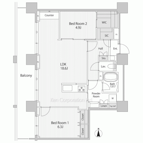 Property Blueprint /rent/tokyoapartment/search/results/198878/2022070249.html