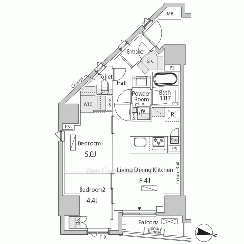 Property Blueprint /rent/tokyoapartment/search/results/203332/2022080758.html