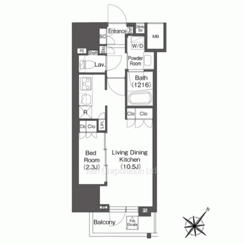 Property Blueprint /rent/tokyoapartment/search/results/206477/2023110451.html