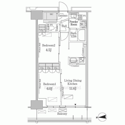 Property Blueprint /rent/tokyoapartment/search/results/207764/2023120184.html