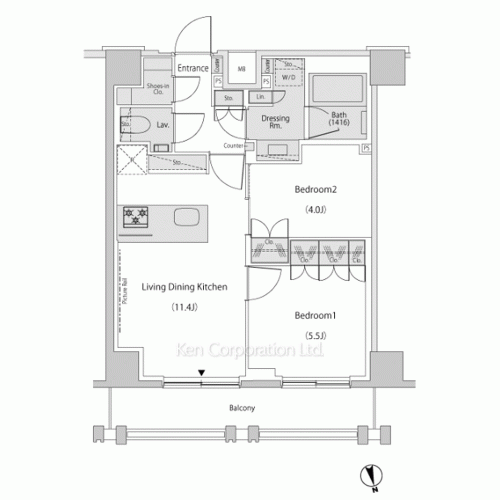 Property Blueprint /rent/tokyoapartment/search/results/206637/2024020303.html