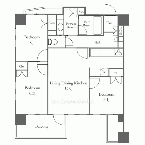 Property Blueprint /rent/yokohamaapartment/search/results/183181/2024020509.html
