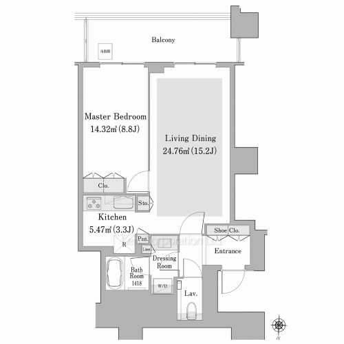 Property Blueprint /rent/tokyoapartment/search/results/207868/2024030145.html