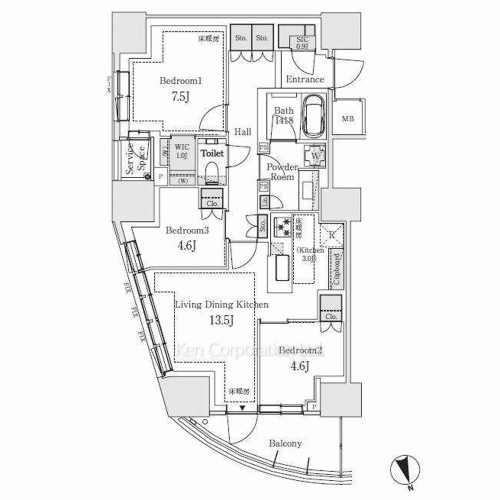 Property Blueprint /rent/tokyoapartment/search/results/208556/2024030234.html