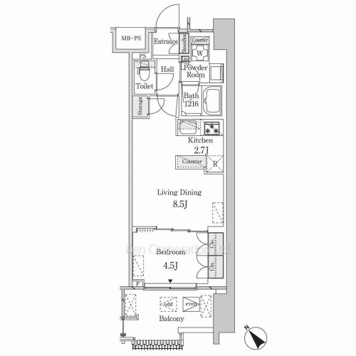 Property Blueprint /rent/tokyoapartment/search/results/208353/2024030884.html