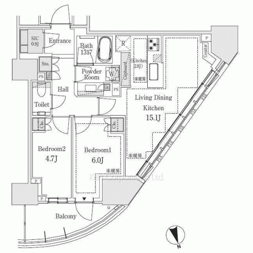 Property Blueprint /rent/tokyoapartment/search/results/208556/2024040416.html