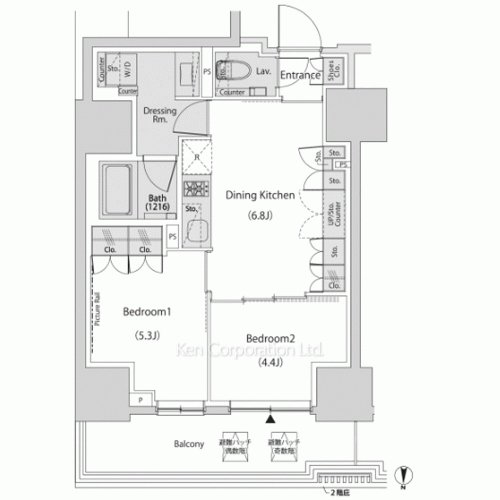 Property Blueprint /rent/tokyoapartment/search/results/208213/2024050044.html