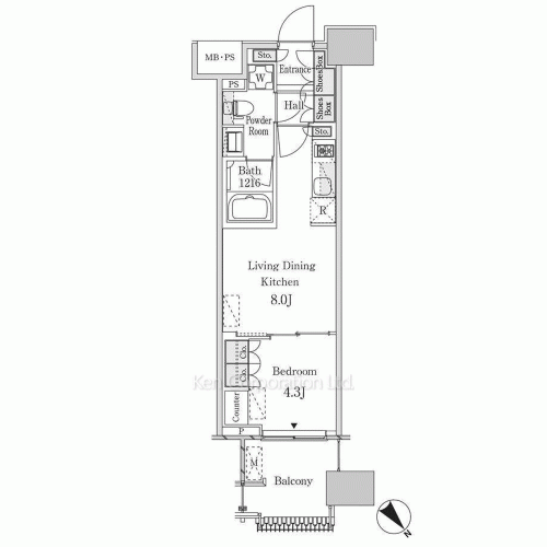 Property Blueprint /rent/tokyoapartment/search/results/208353/2024050461.html