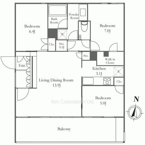 Property Blueprint /rent/tokyoapartment/search/results/170632/2024080085.html