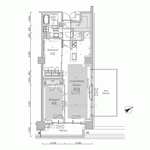 Property Blueprint /rent/tokyoapartment/search/results/208321/2024080149.html