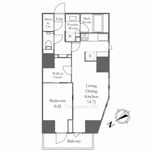 Property Blueprint /rent/tokyoapartment/search/results/208635/2024100063.html