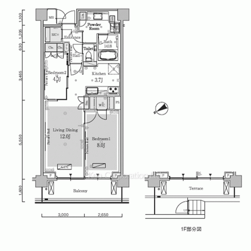 Property Blueprint /rent/tokyoapartment/search/results/208321/2024100280.html