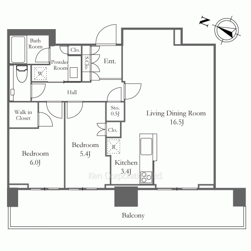 Property Blueprint /rent/tokyoapartment/search/results/206772/2024110016.html