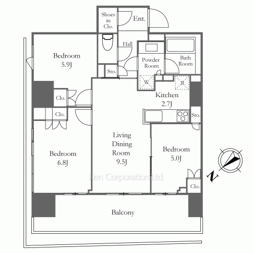 Property Blueprint /rent/tokyoapartment/search/results/207457/2024110278.html