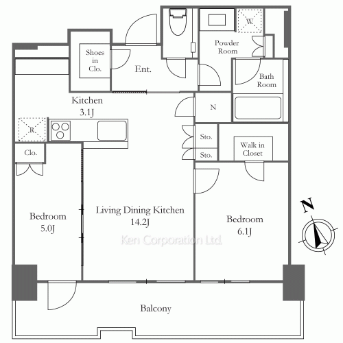 Property Blueprint /rent/tokyoapartment/search/results/210655/2025010495.html