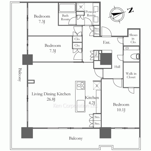 Property Blueprint /rent/tokyoapartment/search/results/210655/2025020644.html