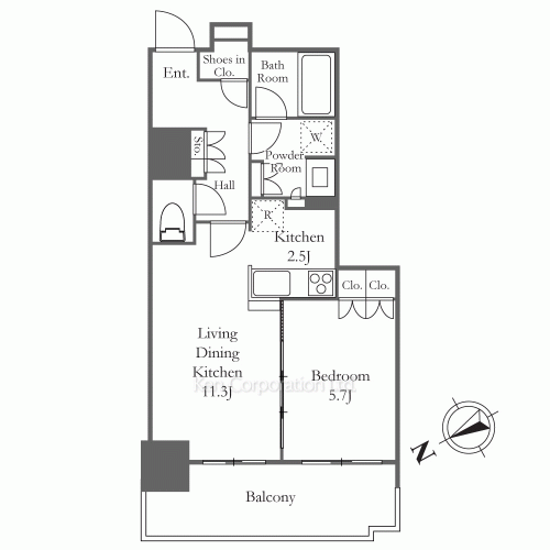 Property Blueprint /rent/tokyoapartment/search/results/210655/2025020791.html