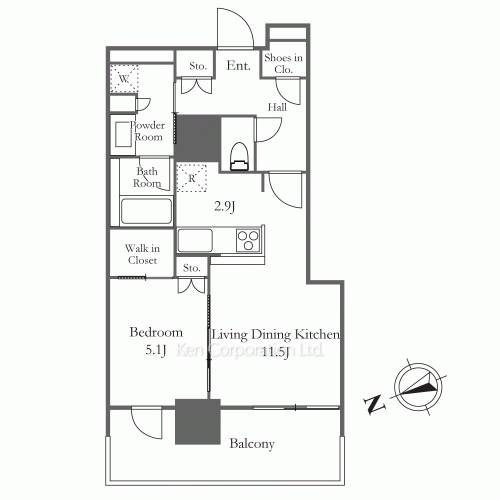 Property Blueprint /rent/tokyoapartment/search/results/210655/2025020888.html