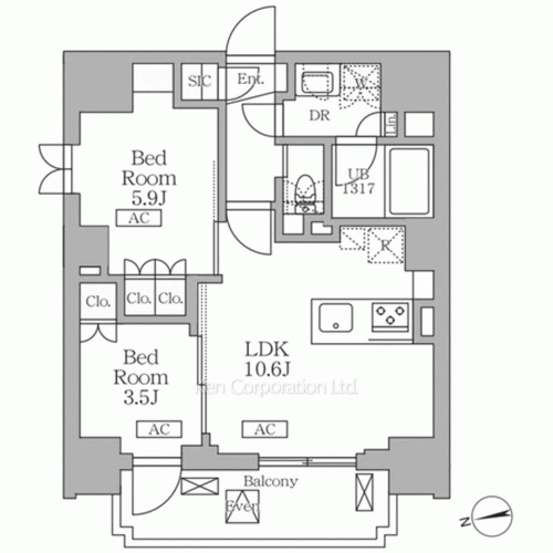 Property Blueprint /rent/tokyoapartment/search/results/213291/2025091387.html