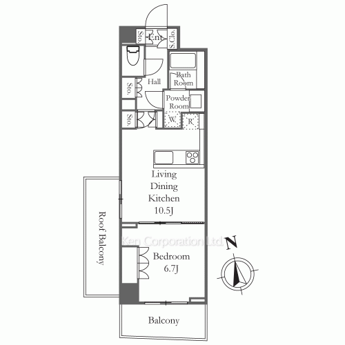 Property Blueprint /rent/tokyoapartment/search/results/212003/2025100102.html