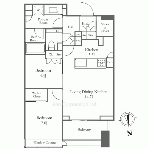 Property Blueprint /rent/tokyoapartment/search/results/210692/2025100492.html