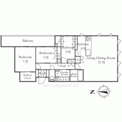Property Blueprint /rent/tokyoapartment/search/results/213605/2025100605.html