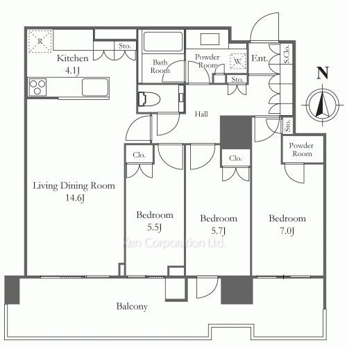 Property Blueprint /rent/tokyoapartment/search/results/208640/2025110017.html