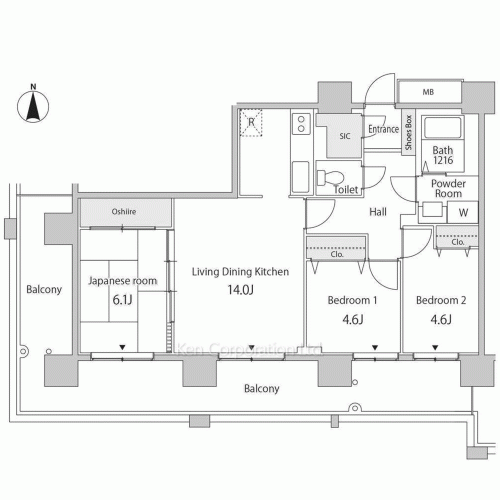 Property Blueprint /rent/tokyoapartment/search/results/198878/2025110061.html