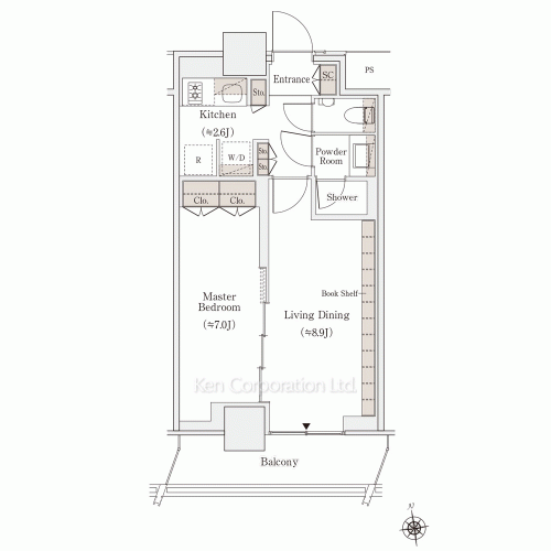 Property Blueprint /rent/tokyoapartment/search/results/213147/2025110078.html