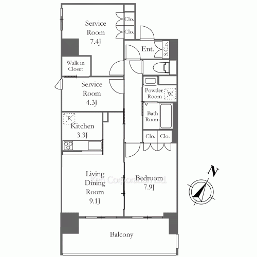 Property Blueprint /rent/yokohamaapartment/search/results/213666/2025110199.html