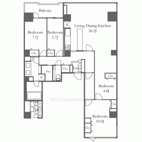 Property Blueprint /rent/yokohamaapartment/search/results/121947/2025110335.html