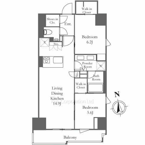 Property Blueprint /rent/tokyoapartment/search/results/211602/2025110640.html