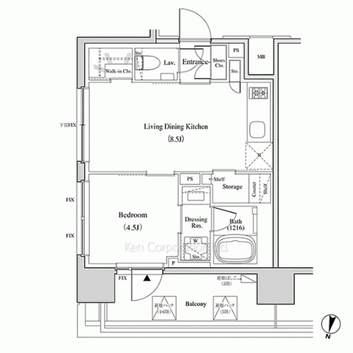 Property Blueprint /rent/tokyoapartment/search/results/213305/2025110652.html