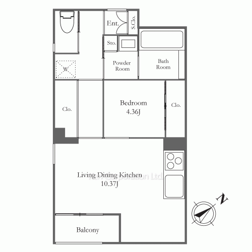 Property Blueprint /rent/tokyoapartment/search/results/203493/2025110788.html