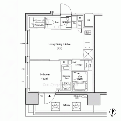 Property Blueprint /rent/tokyoapartment/search/results/213305/2026010546.html